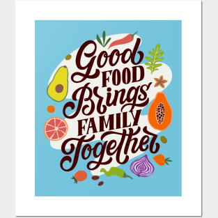 Food and Family Posters and Art